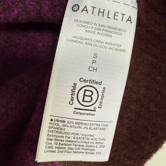 Athlete Hawthorne Textured Crew Neck Sweater - Picture 6 of 8